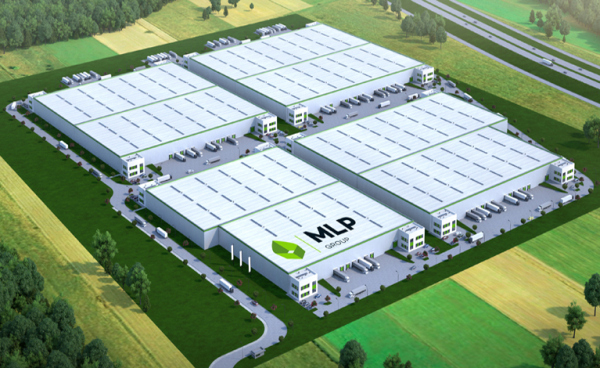 Centrum logistyczne MLP Poznań West zlokalizowane w pobliżu Poznania, od zachodniej strony miasta. 