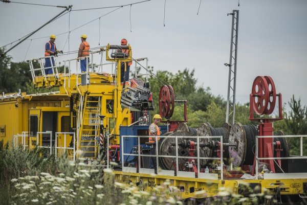 Modernizacja linii E20, fot. PKP PLK.