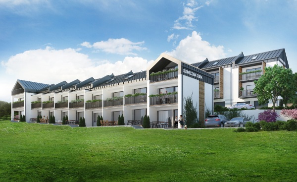 Oddanie II etapu planowane jest na koniec 2019 roku. Wiz. Apartamenty Słoneczna G&oacute;ra, Forteinwest