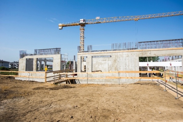 Szpital na Białołęce w budowie, fot. UM Warszawa Szpital na Białołęce w budowie, fot. UM Warszawa