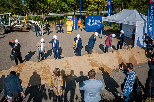Ruszyła budowa nowej linii tramwajowej w Sosnowcu. Fot. Maciej Łydek UM Sosnowiec. Ruszyła budowa nowej linii tramwajowej w Sosnowcu. Fot. Maciej Łydek UM Sosnowiec.