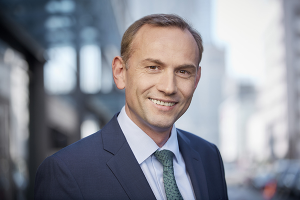 Łukasz Ciesielski, dyrektor zarządzający sp&oacute;łki deweloperskiej Strabag Real Estate w Polsce.